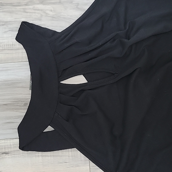 High Neck Embellished Tank - Black - Small - Picture 5 of 5